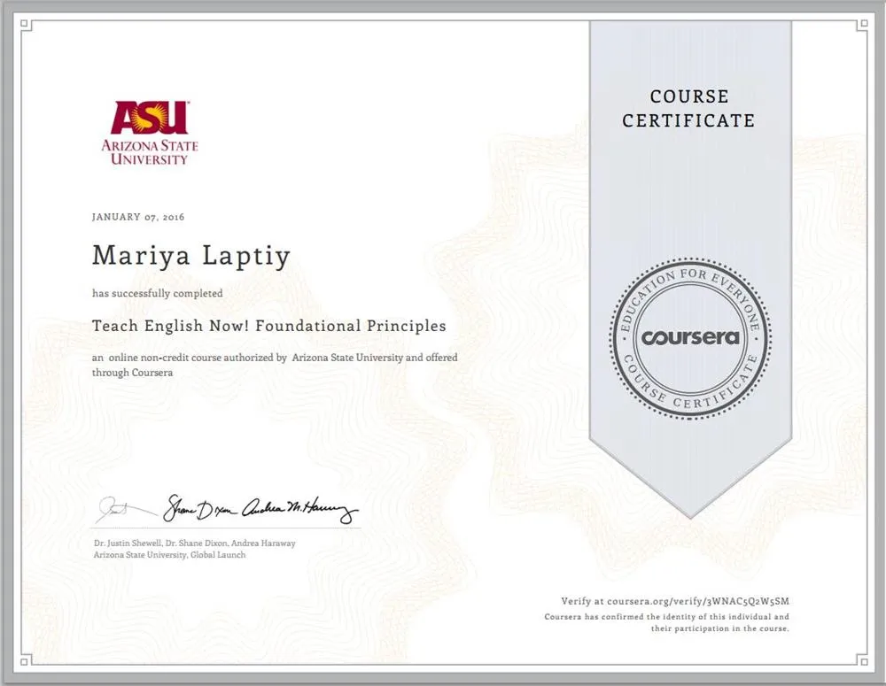 Arizona State University - Foundational Principles