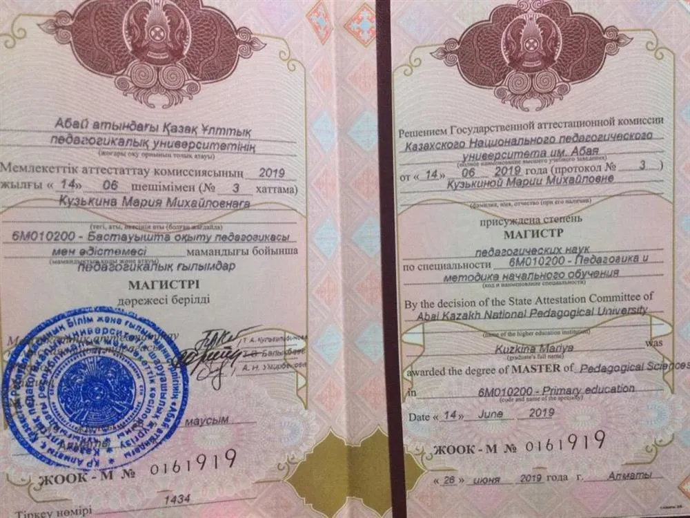 Диплом магистратура 