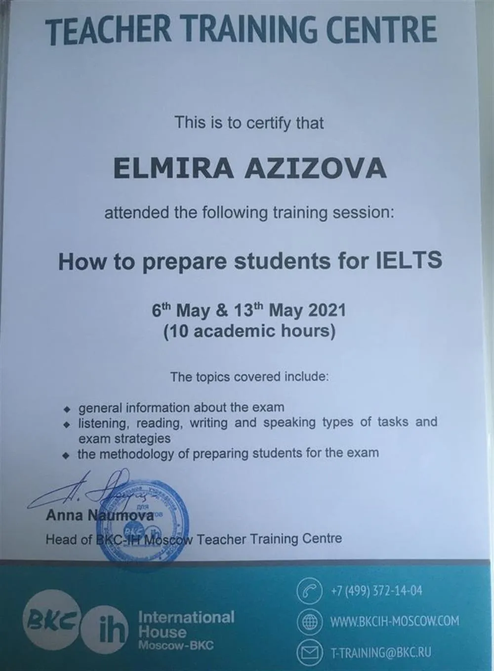 How to prepare students for IELTS