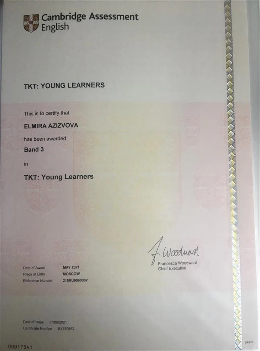 TKT: Young Learners (Band 3)
