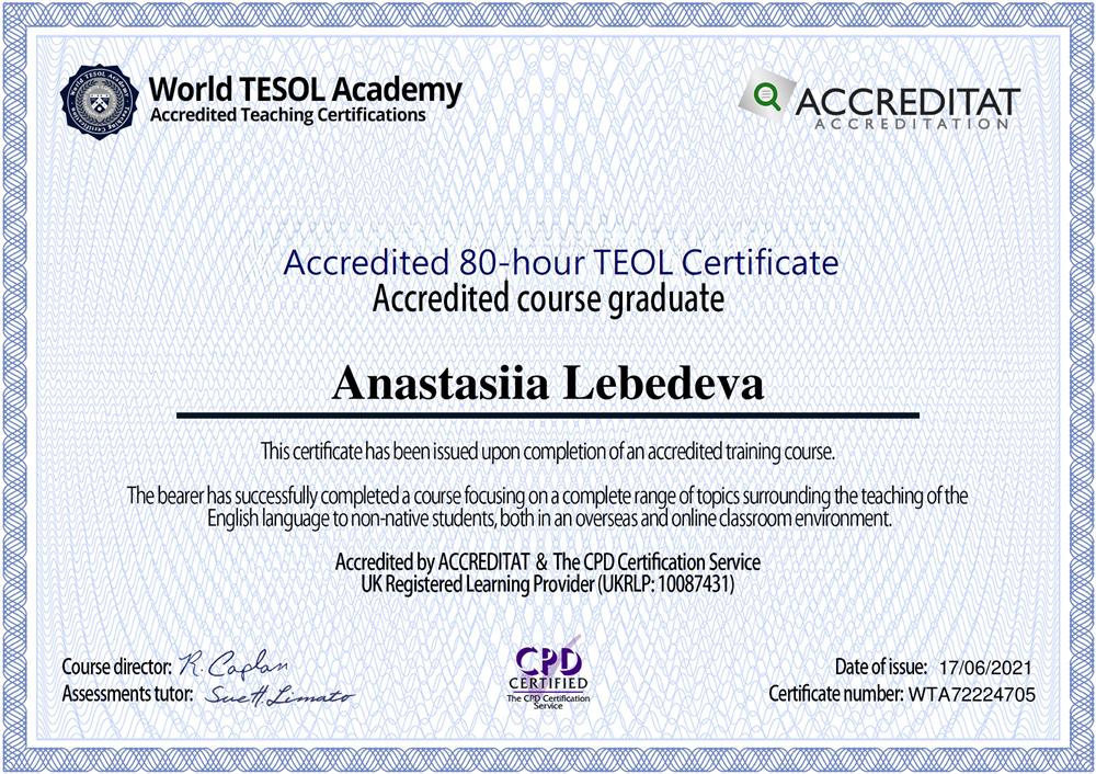 TEOL - Teaching English to Online Learners