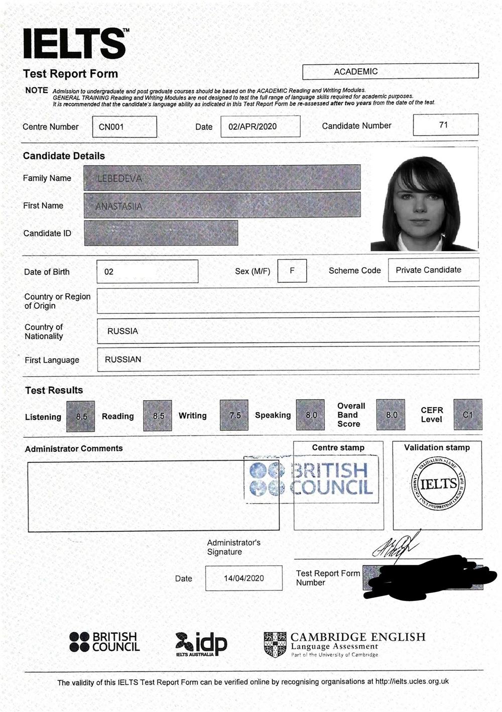 IELTS Academic