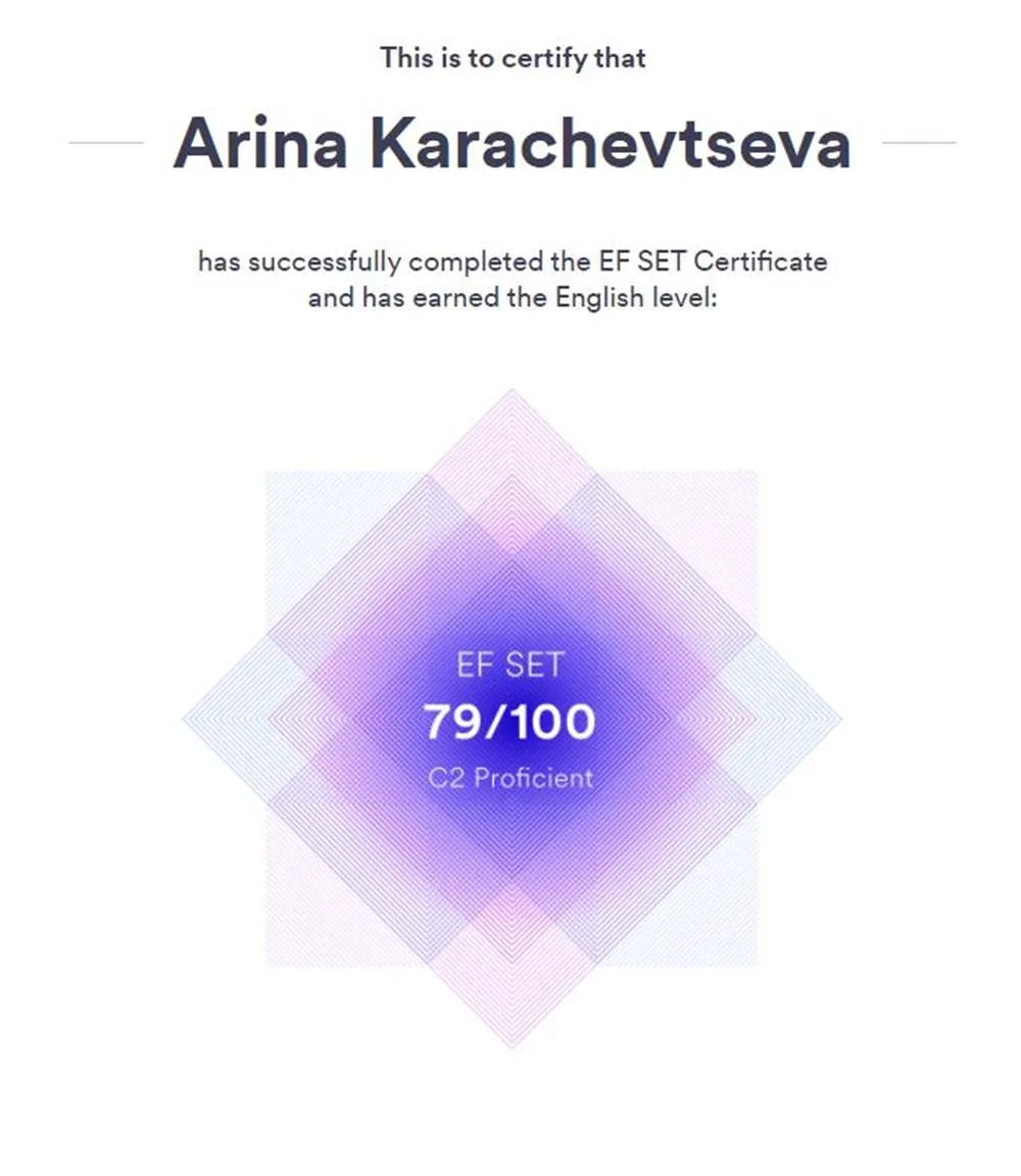 C2 Proficient Certificate