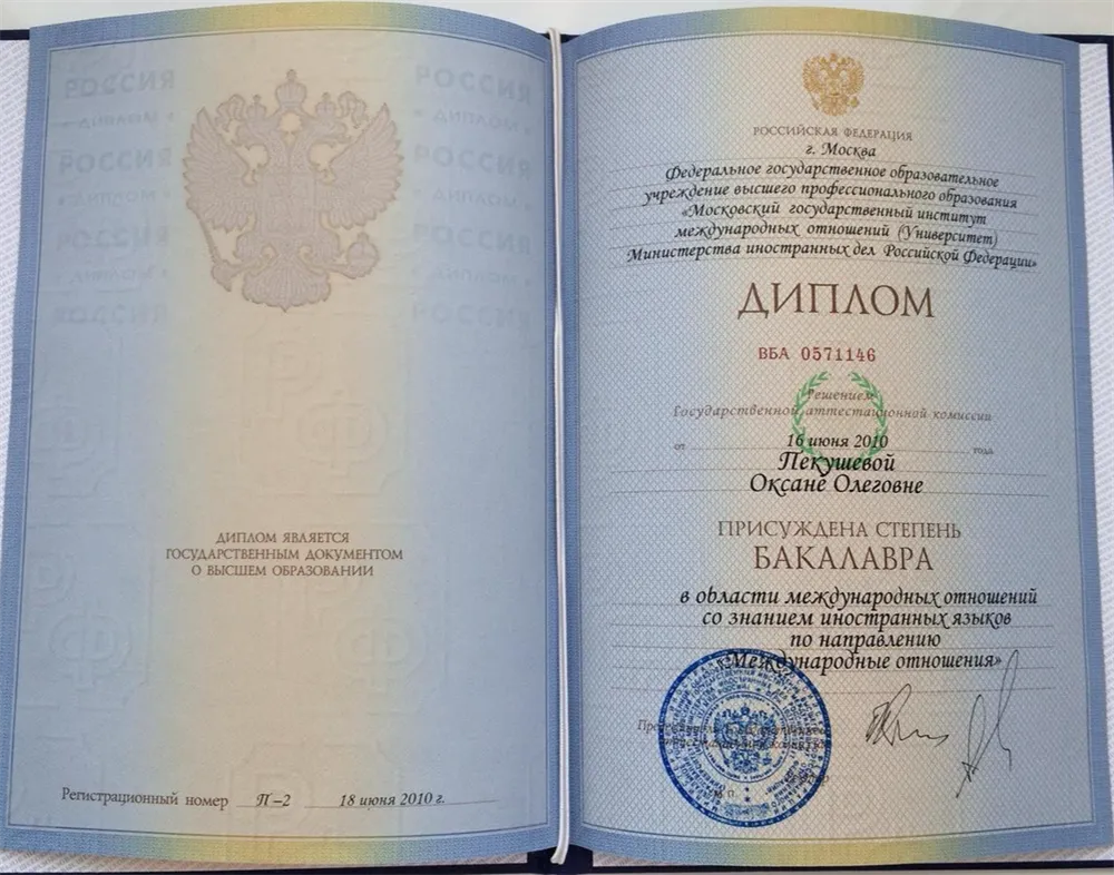 Диплом бакалавра