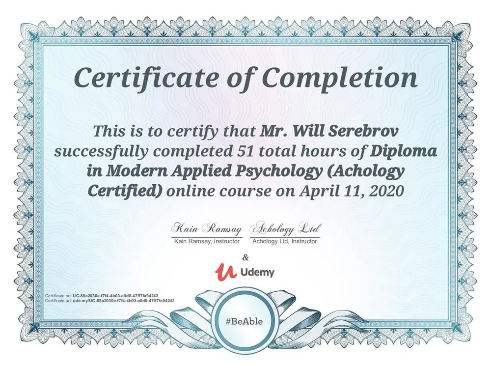 Diploma in Modern Applied Psychology