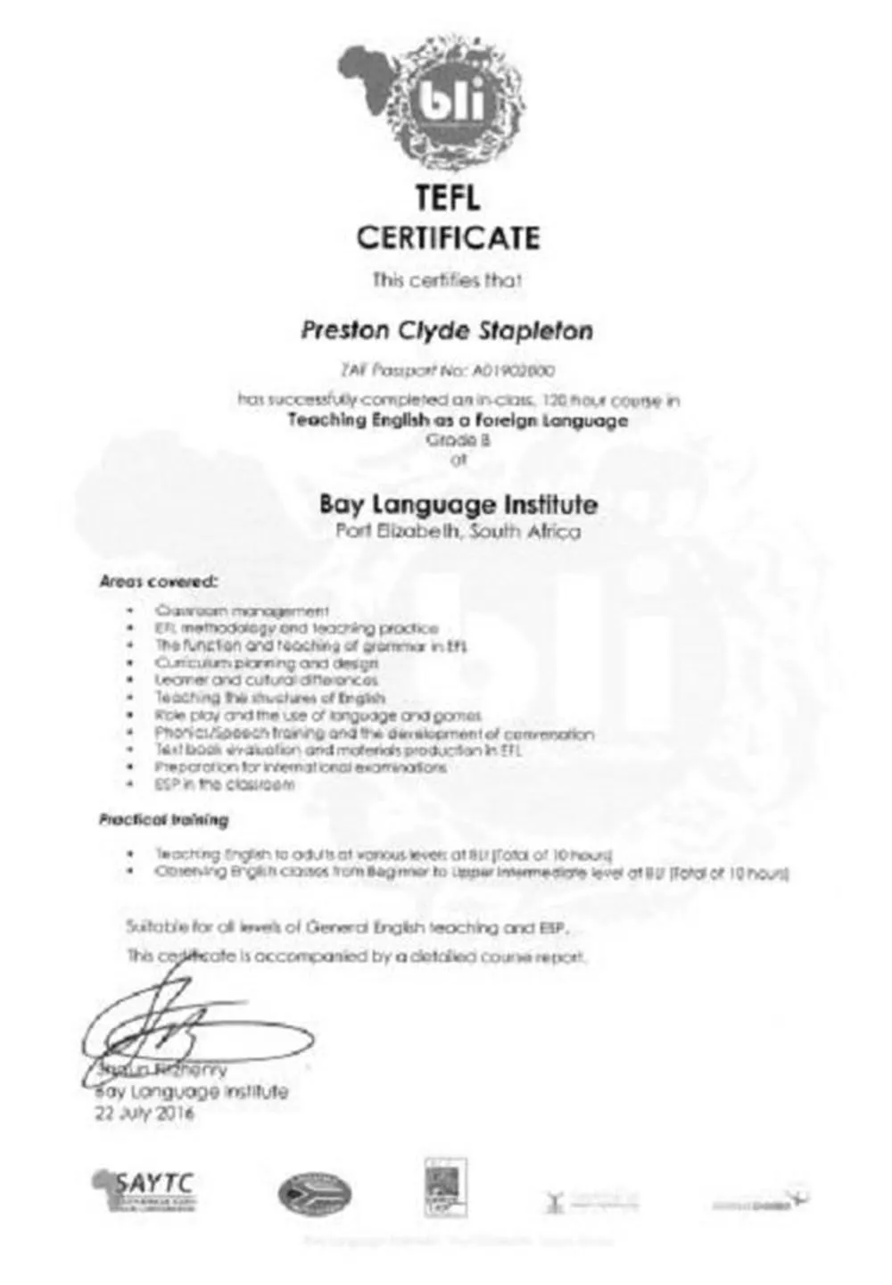 TEFL page 2