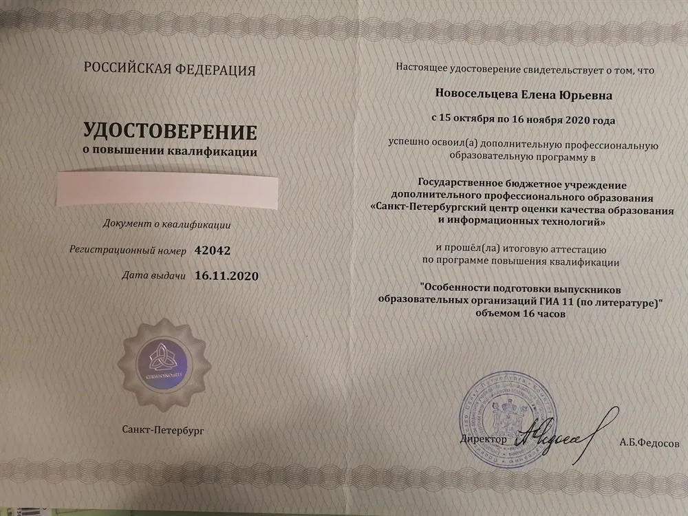 Особенности подготовки выпускников к  Гиа по литературе 