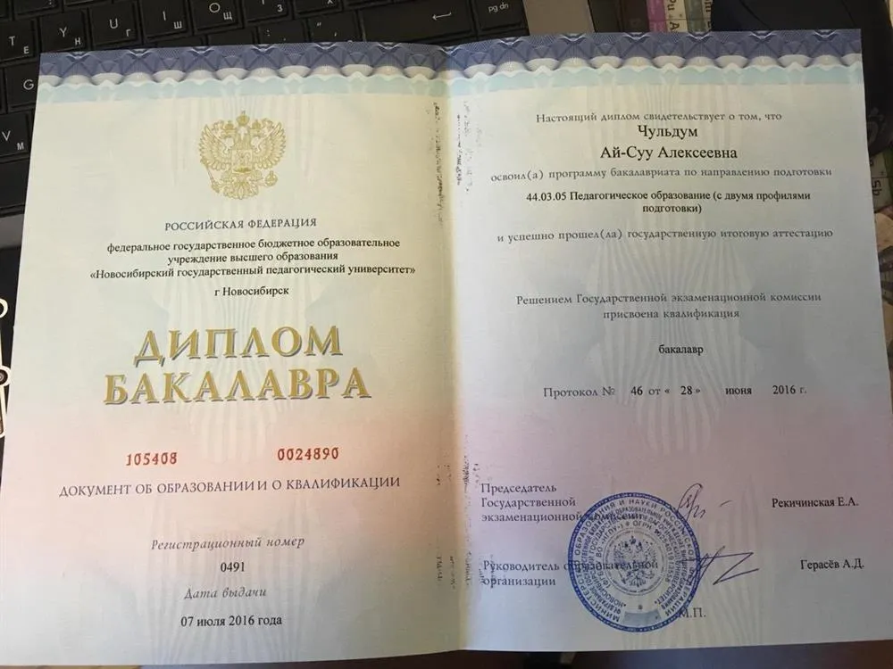 Диплом бакалавра (2016)