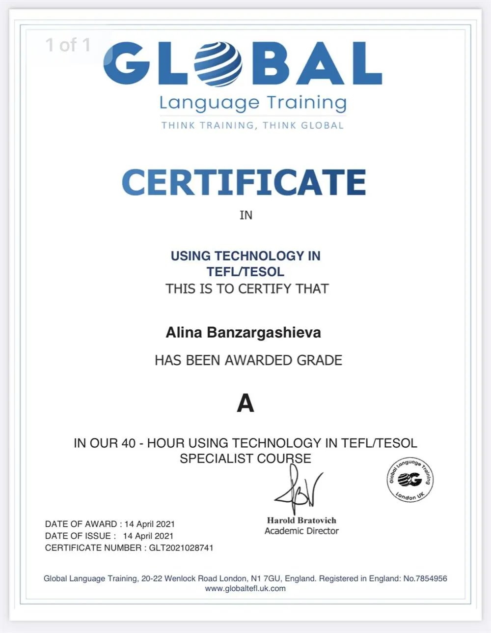 Using technology in TEFL/TESOL