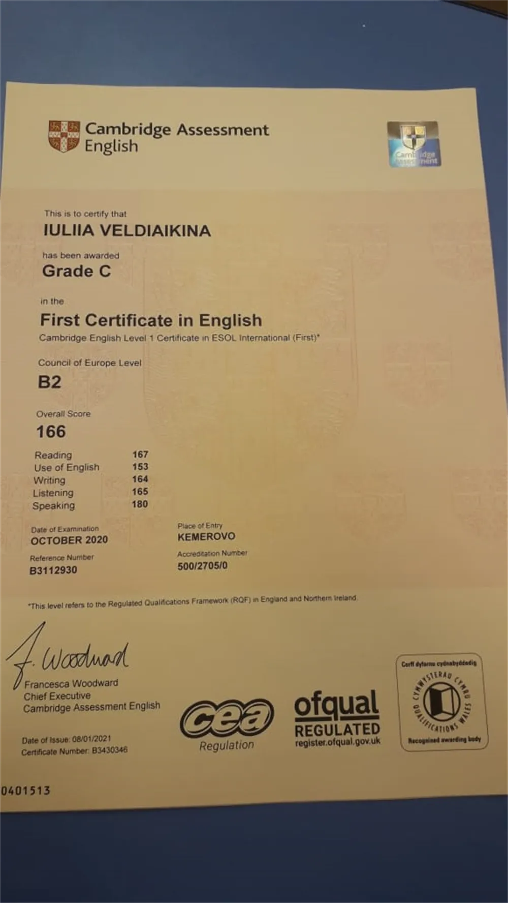 First Certificate in English B2 Кэмбриджский Университет