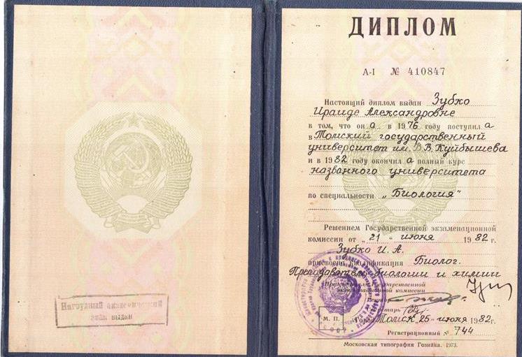 Диплом образования