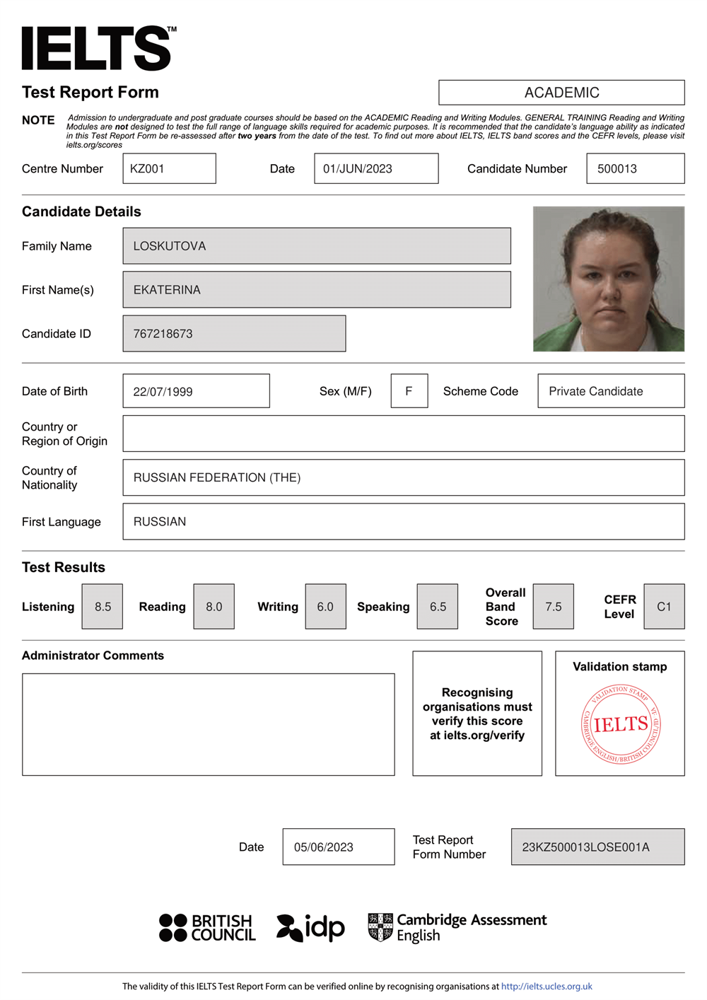 IELTS Academic