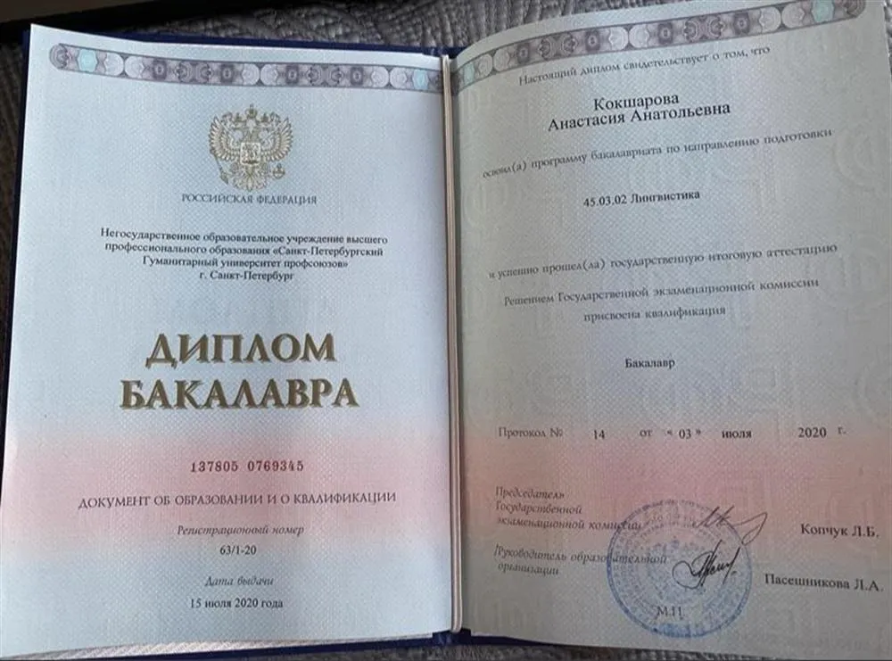Диплом бакалавра 