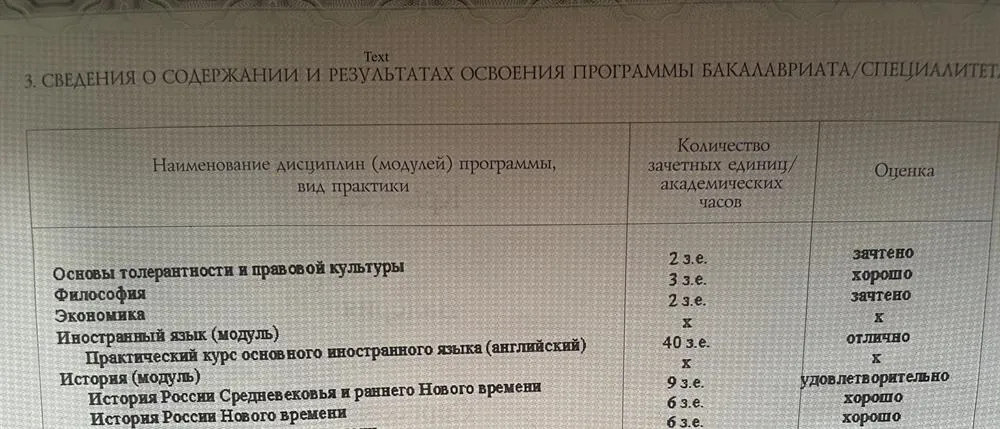 Первый иностранный язык - английский язык