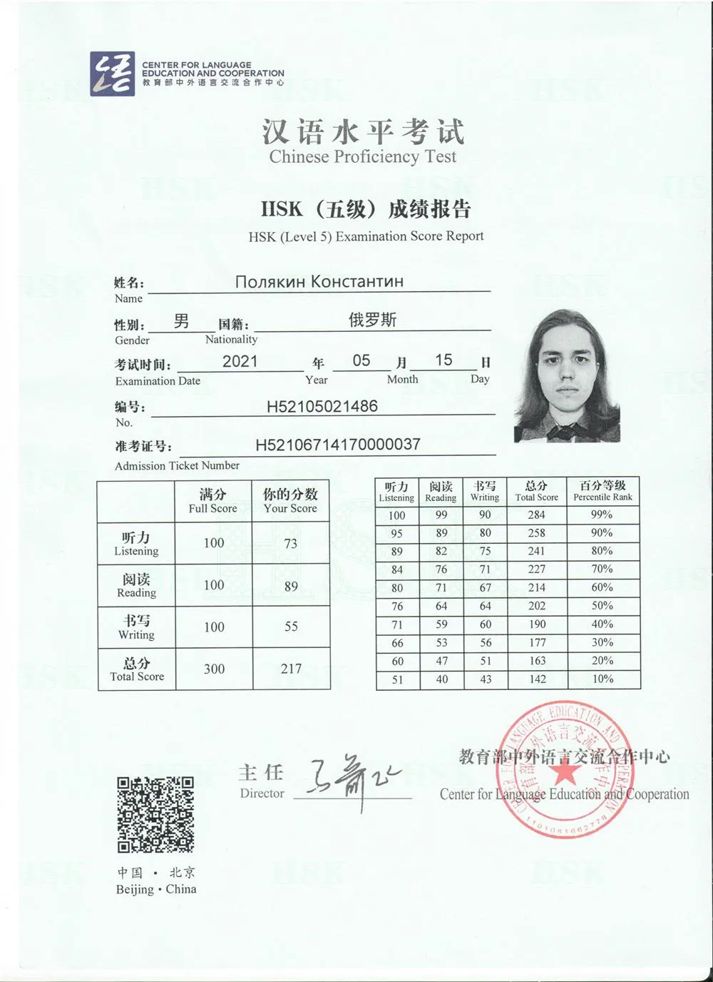  HSK 5