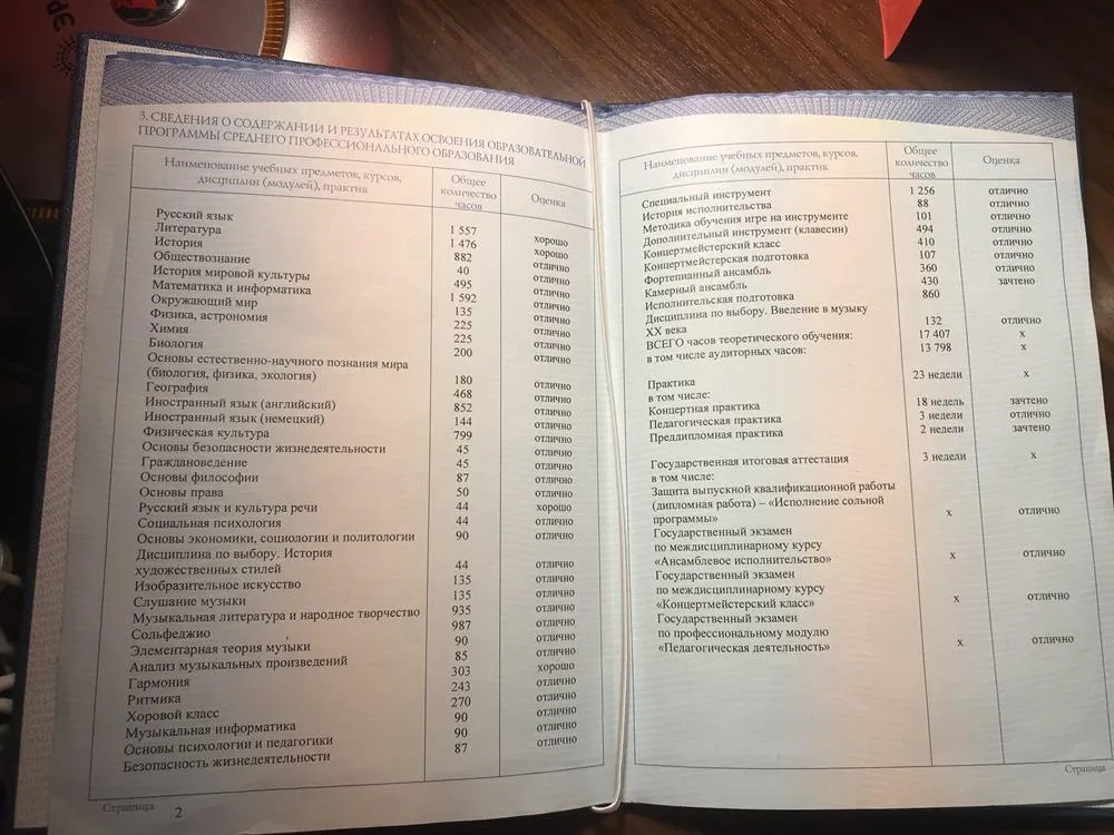 Диплом МССМШ им. Гнесиных