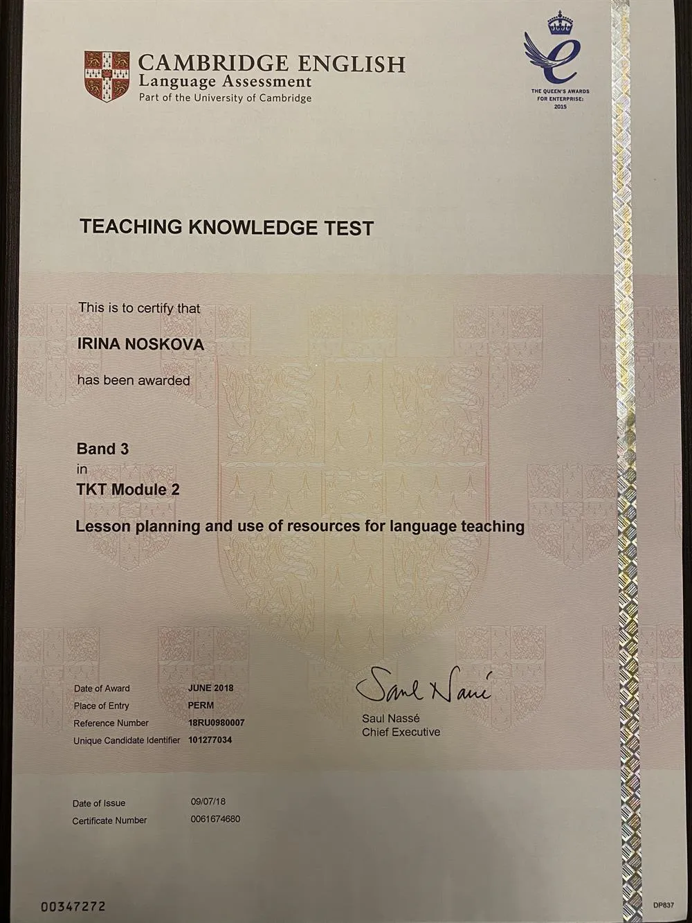 TKT Cambridge Module 2