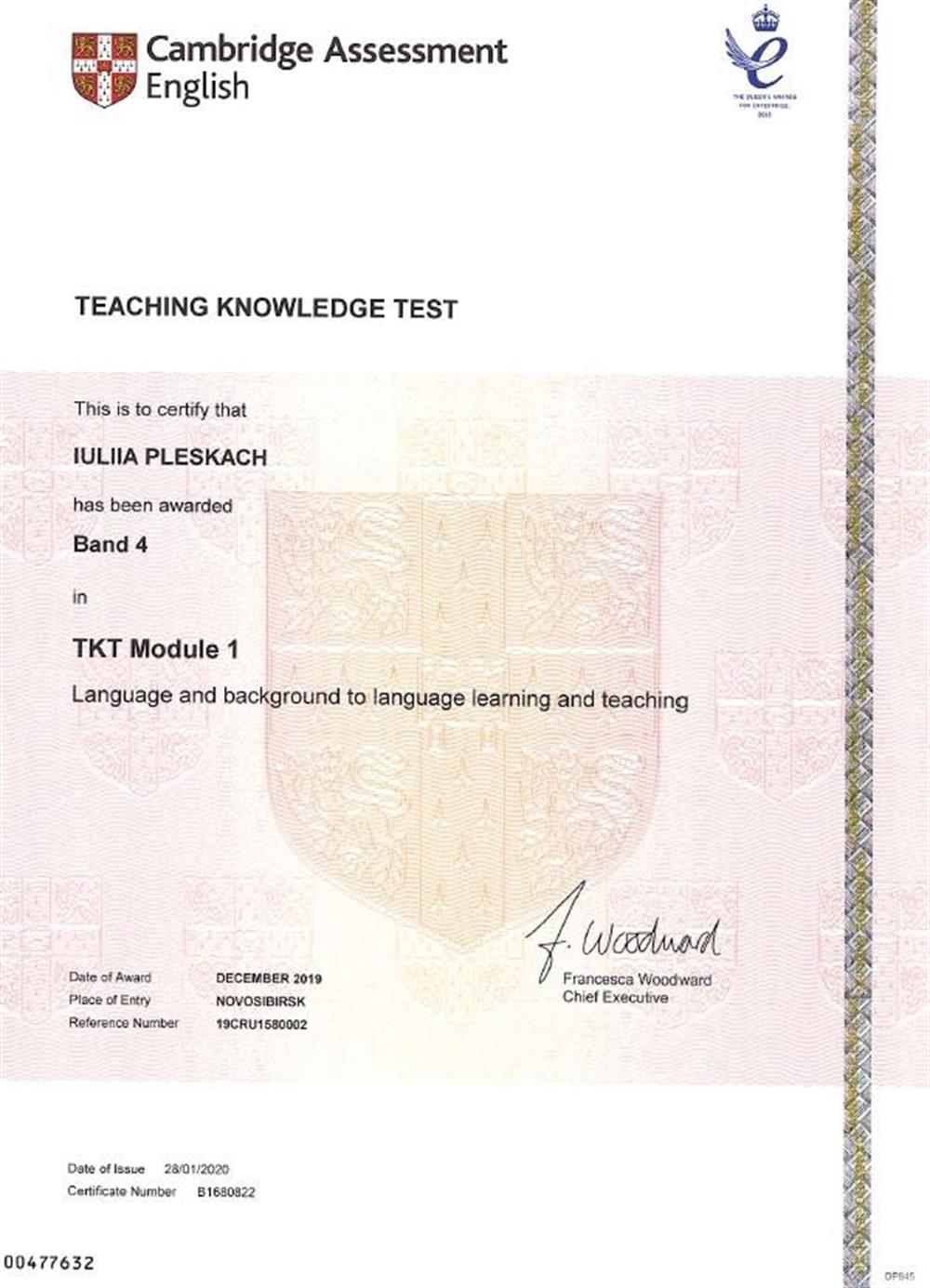 TKT Module 1