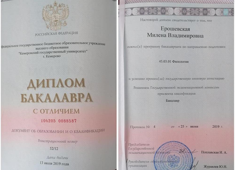 Диплом бакалавра 