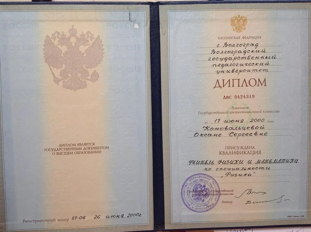 Диплом ВГПУ