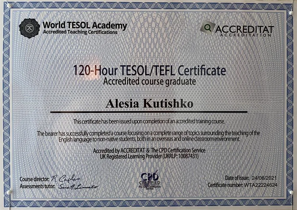 Teaching TESOL/TEFL