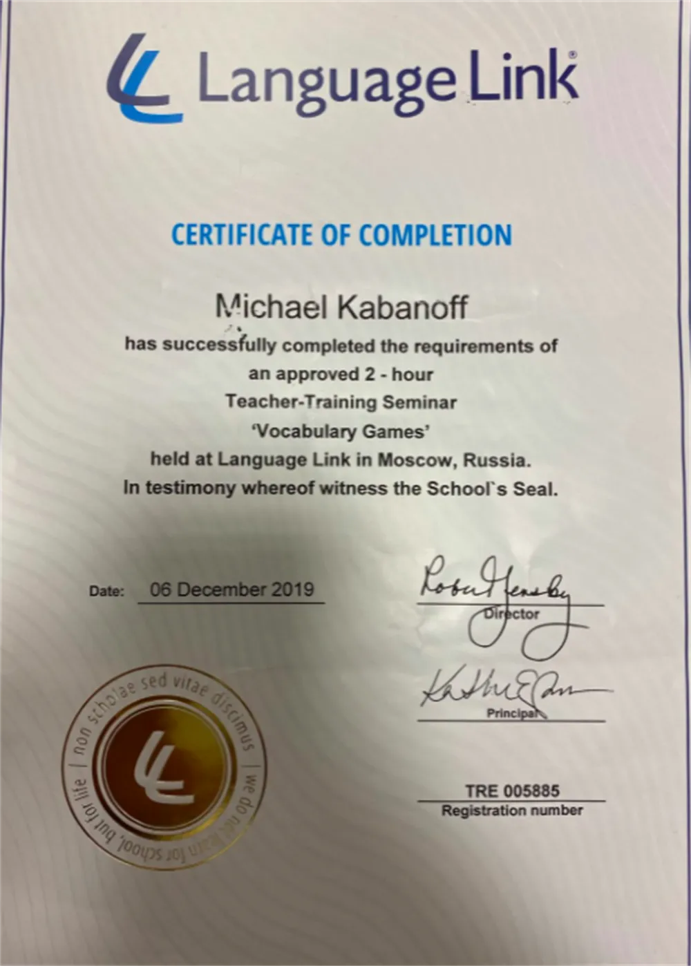 Language Link Workshop