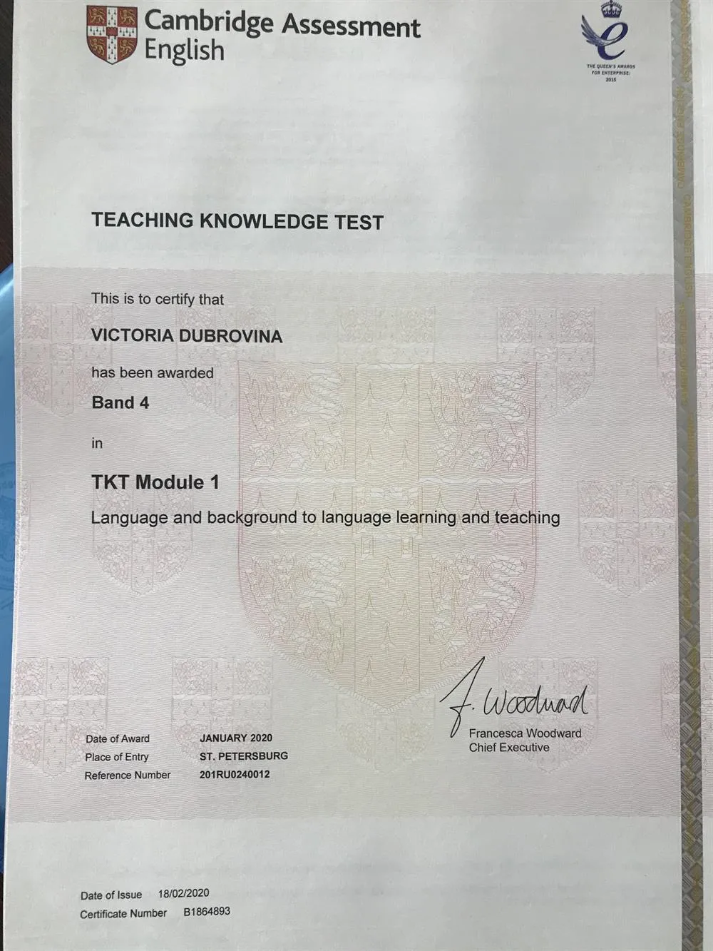 Cambridge TKT Module 1