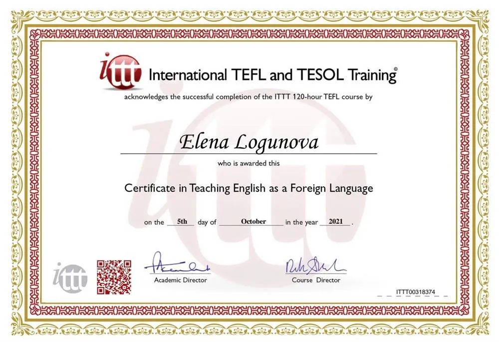 TEFL certificate 120 hour
