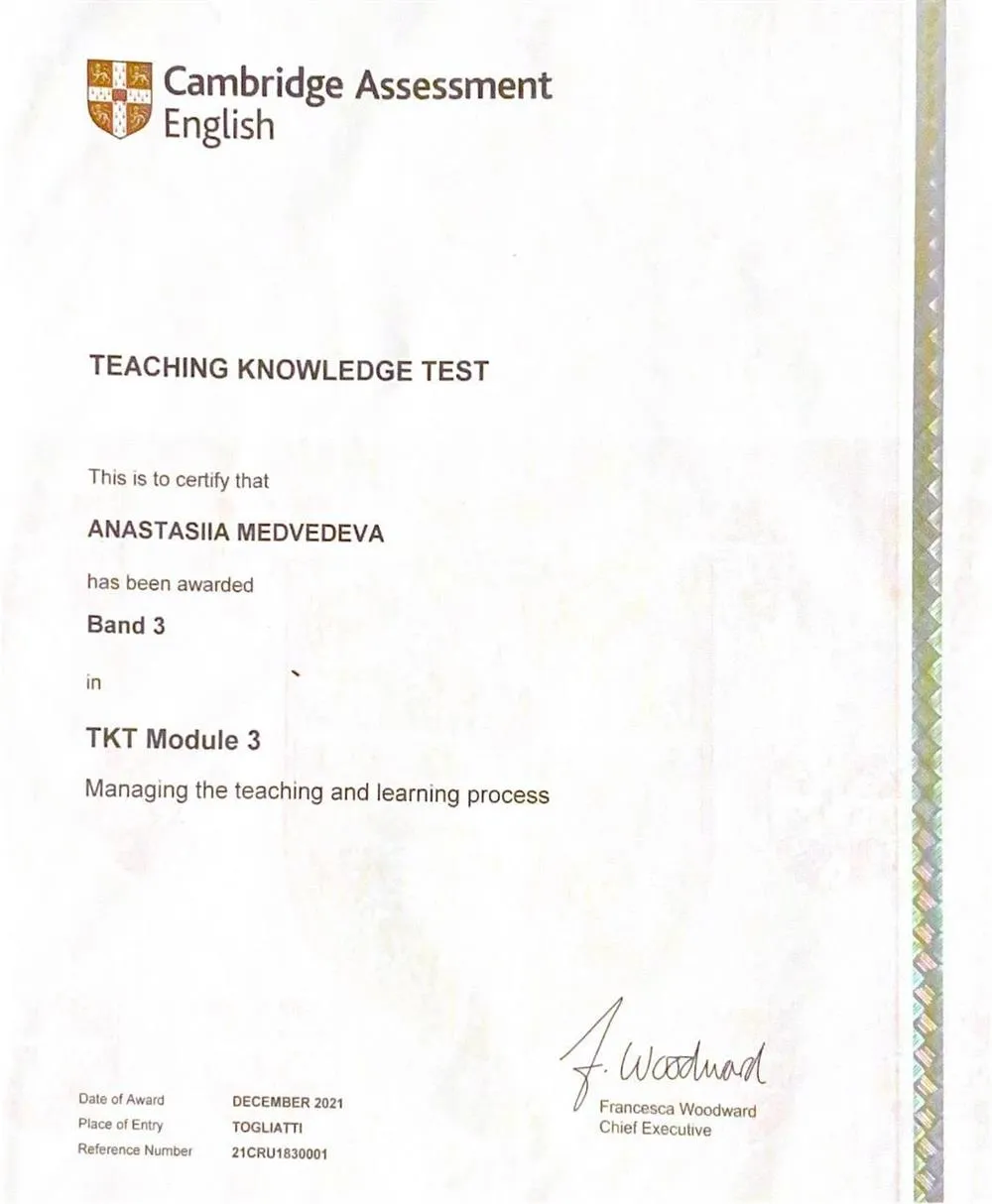 TKT Module 3, Cambridge Assessment English , Managing the teaching and learning process