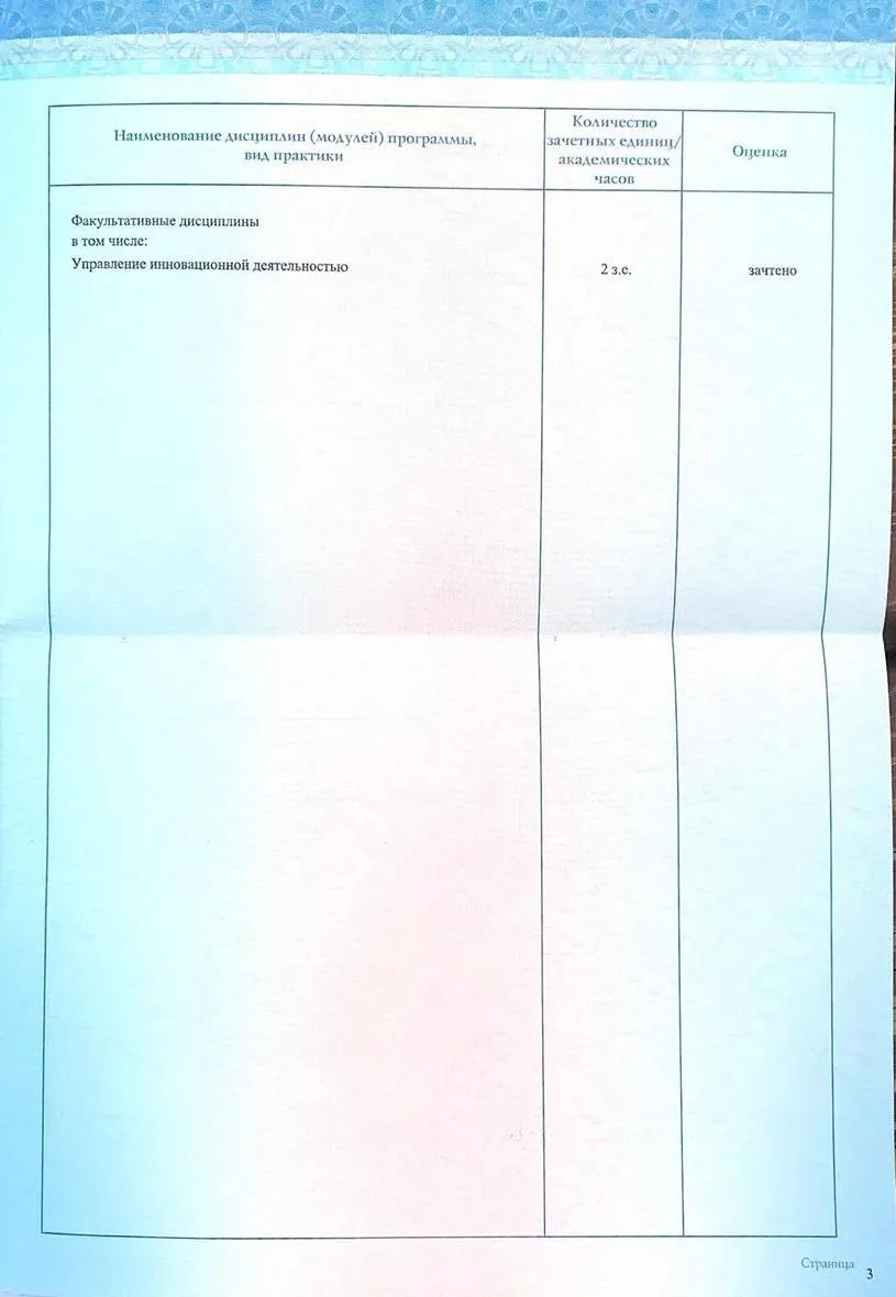 Диплом магистра