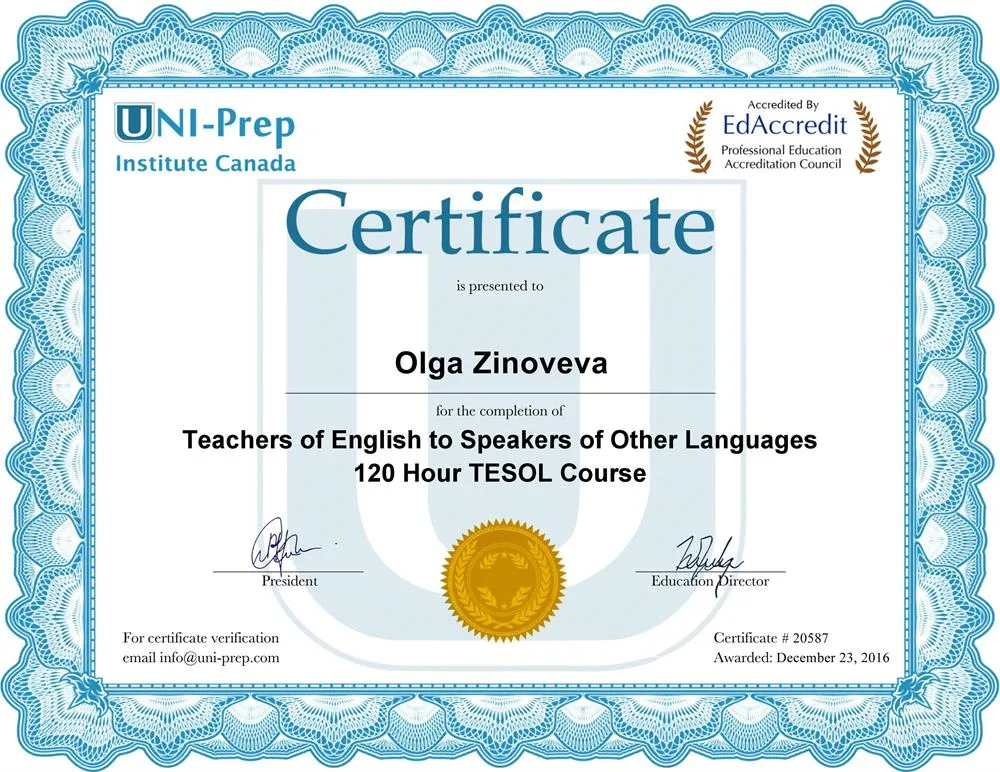 TESOL COURSE 