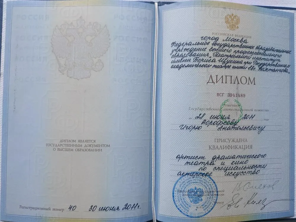 Диплом ТИ им Щукина