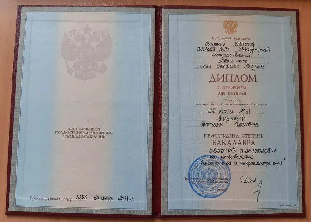 Диплом бакалавра