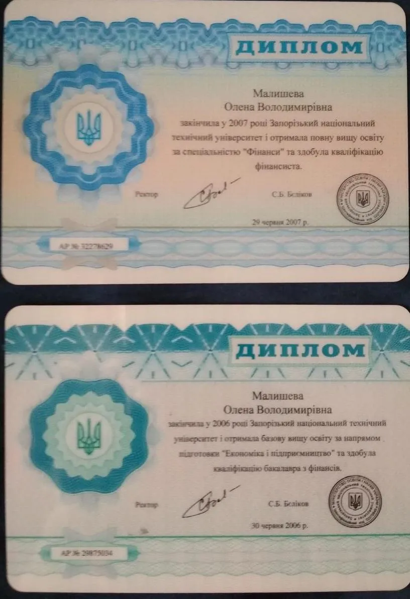 ЗНТУ дипломы