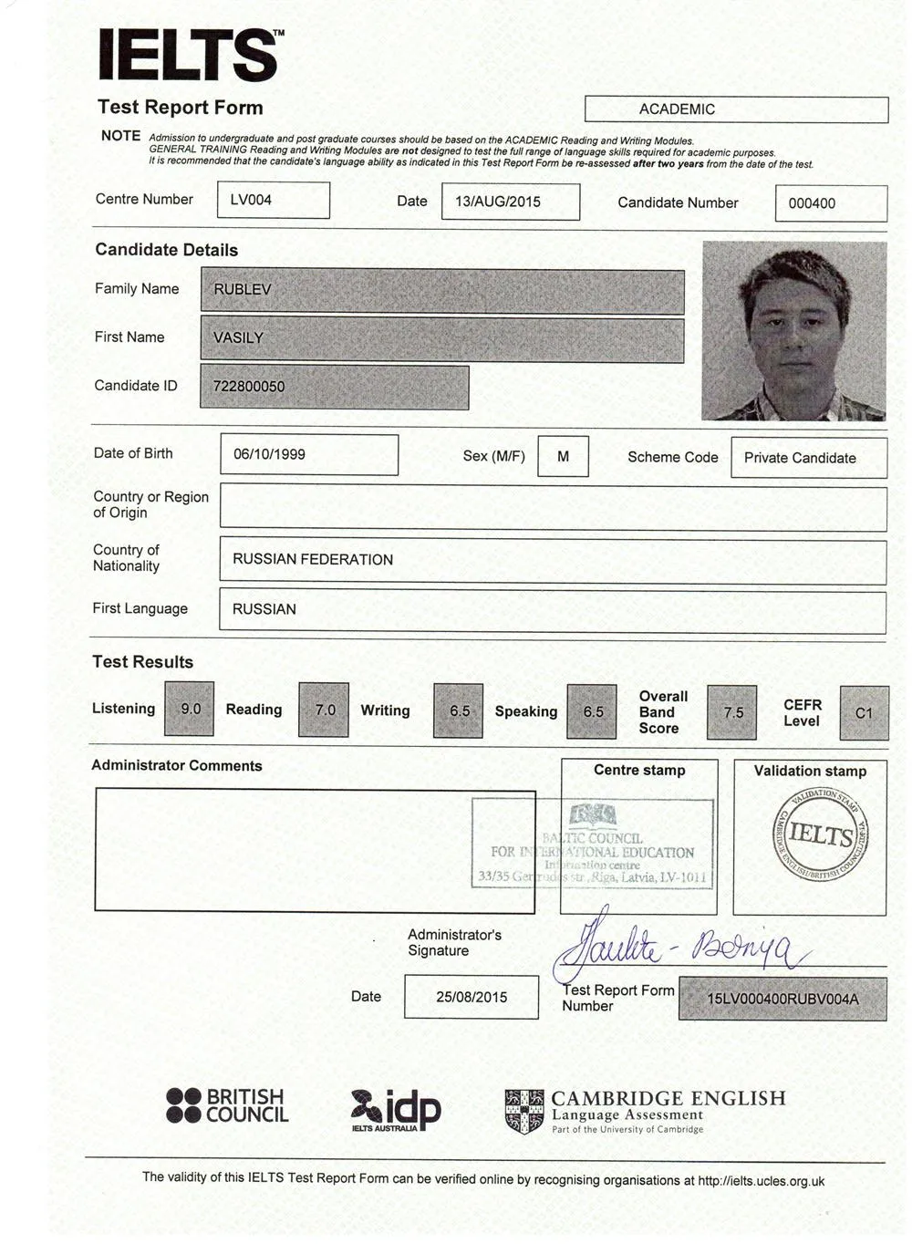 IELTS 