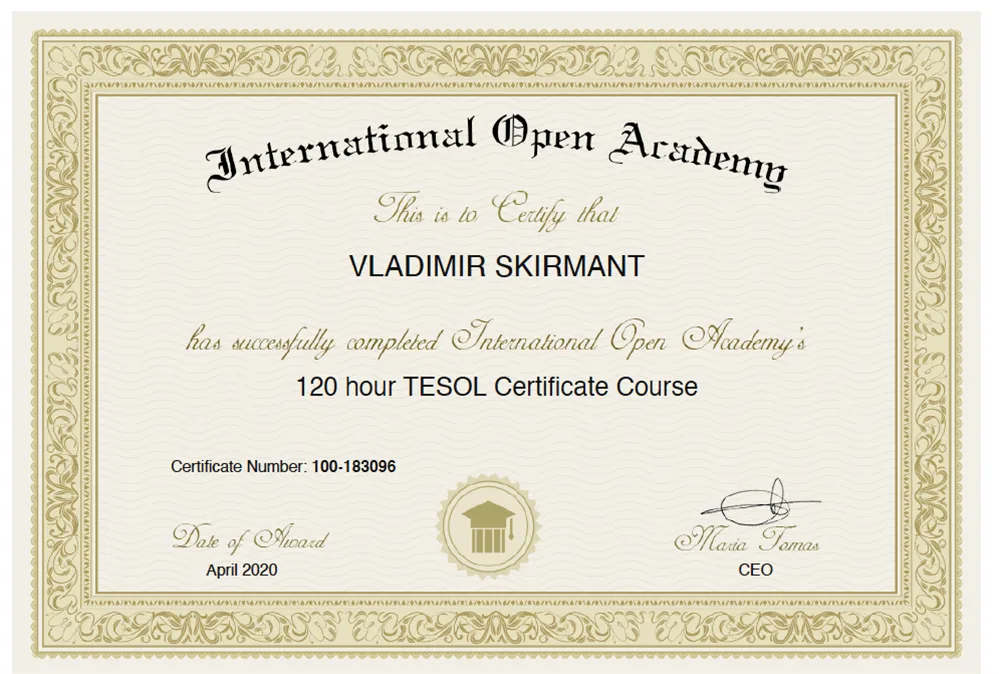 TESOL (Teaching English for Speakers of Other Languages)