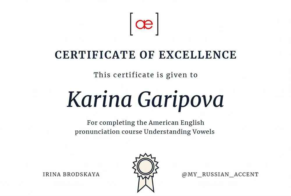 Курс по американскому произношению Understanding Vowels (Гласные)