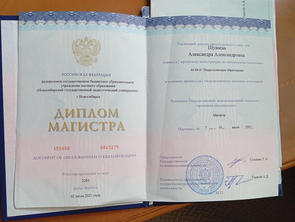 Диплом магистратура