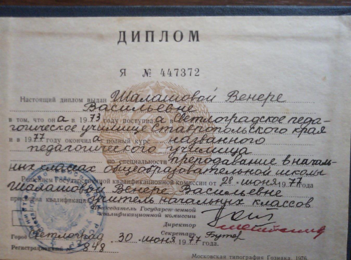 Диплом об окончании вуза 