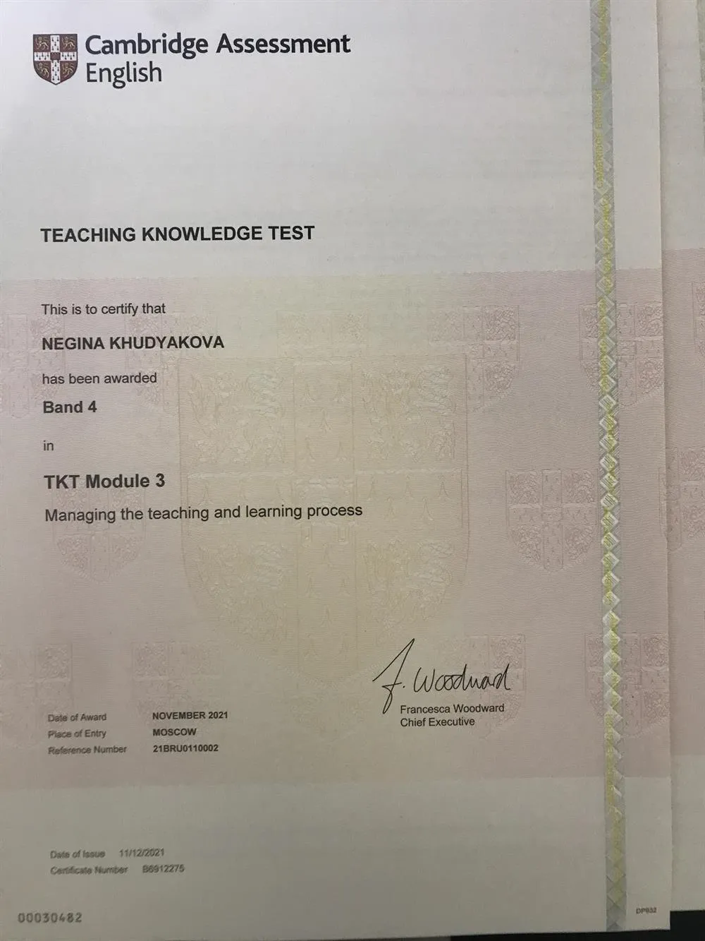 Международная квалификация Преподавателя английского языка (Cambridge Teaching Knowledge Test Module 3)