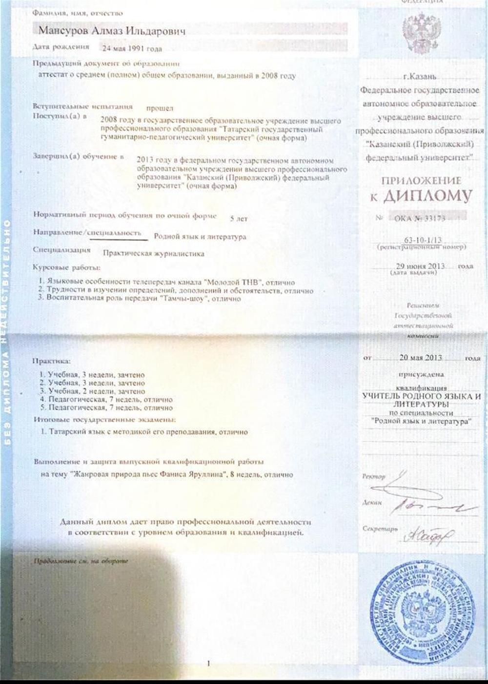 Диплом учителя