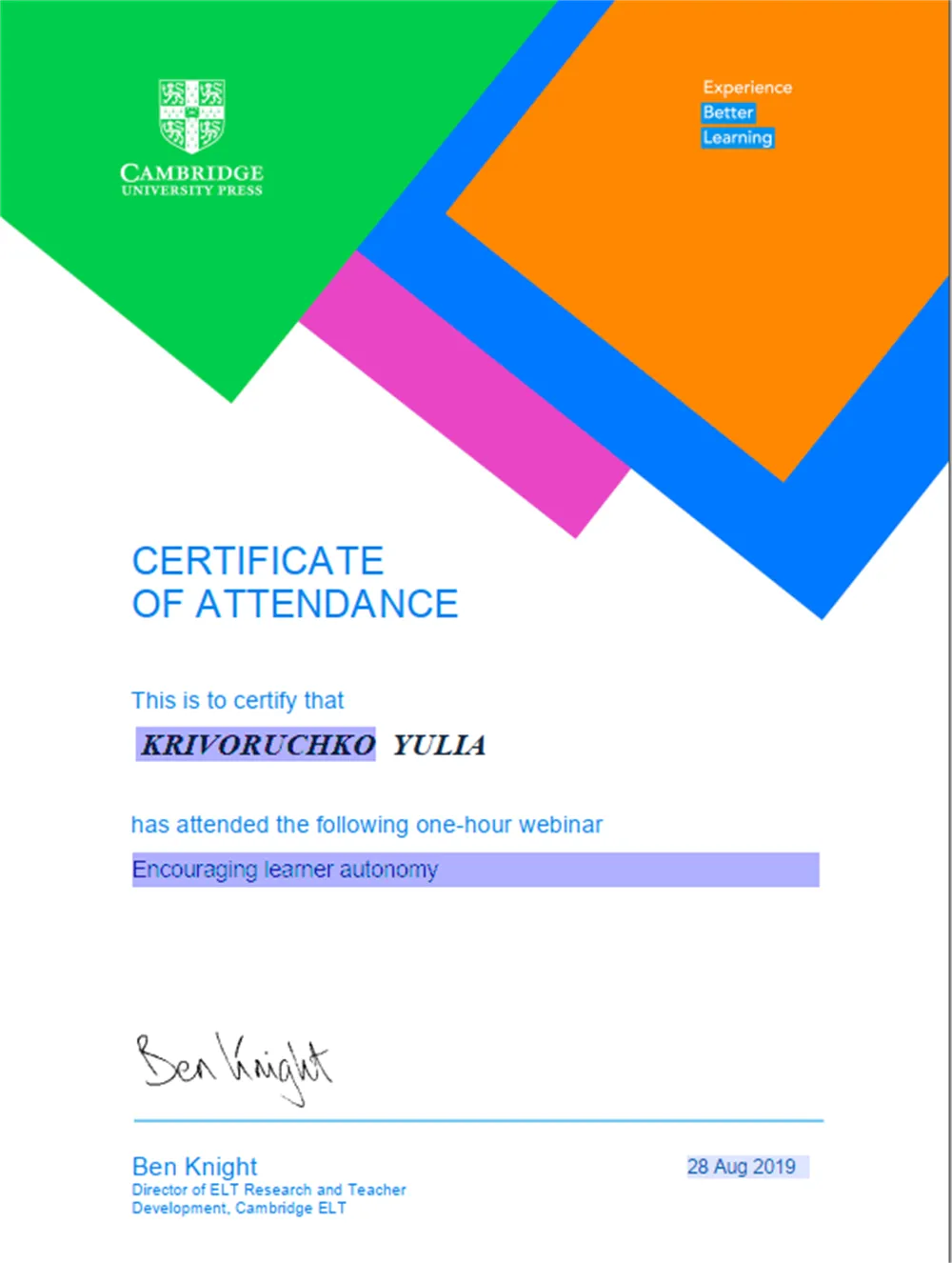 Encouraging learner autonomy / Поощрение подхода самостоятельного изучения языка в учащихся