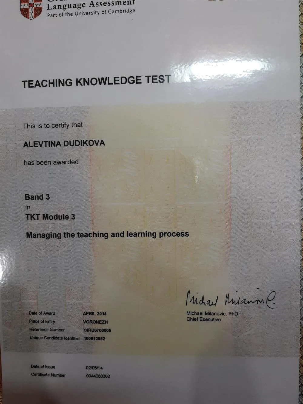 TKT Module 3