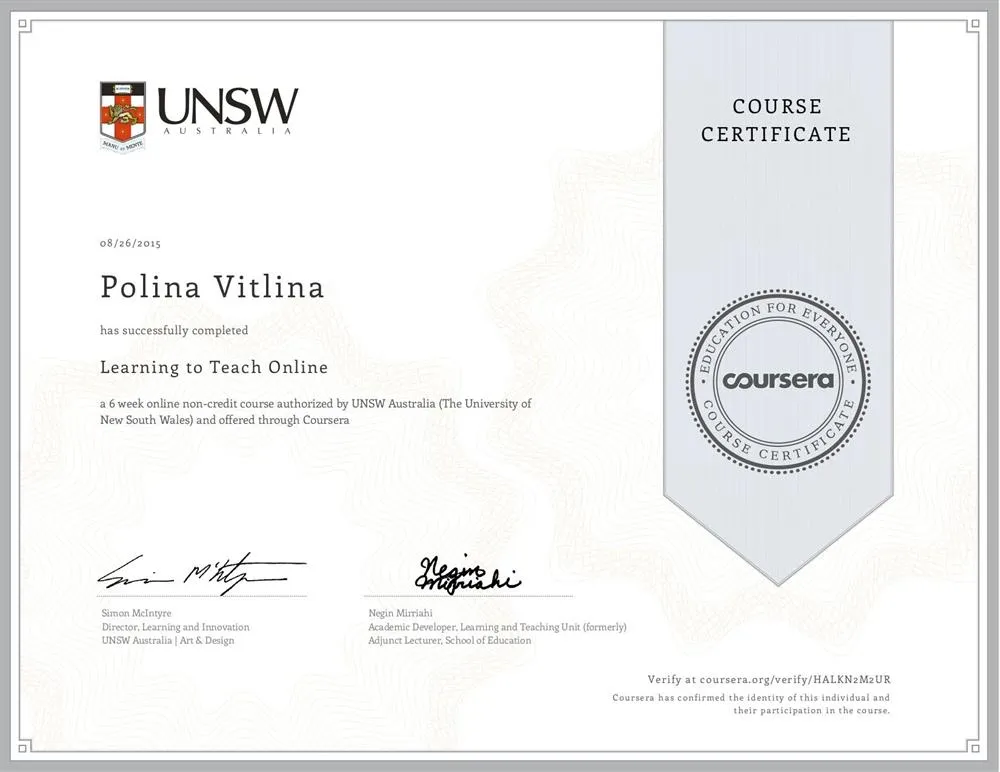 Learning to teach online UNSW