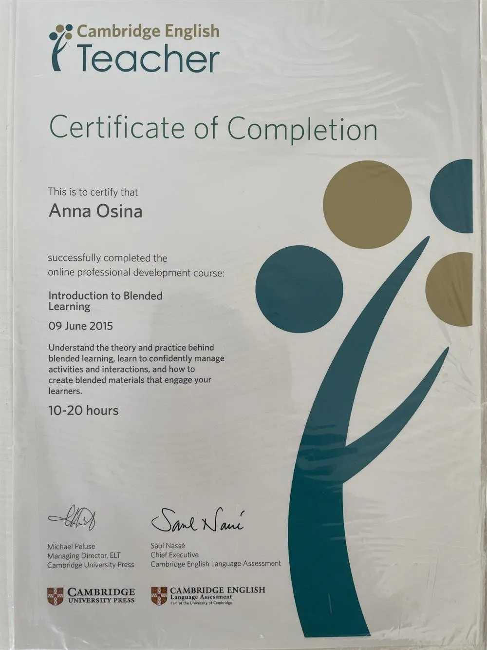 Cambridge Teacher Blended Learning Certificate 