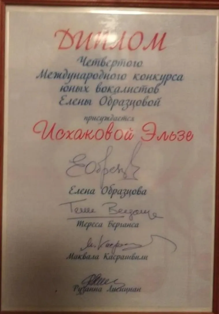 Елена Образцова