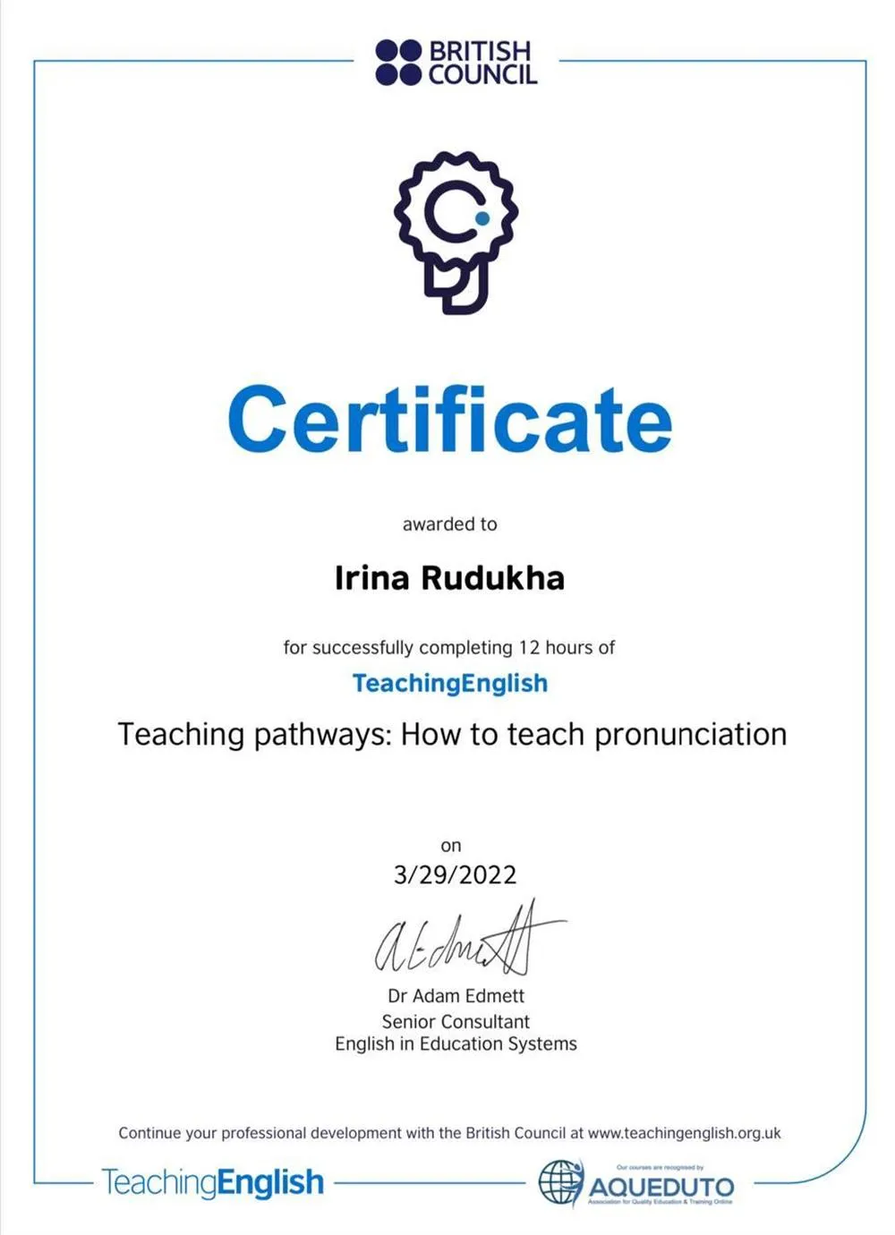 Teaching pathways: How to teach pronunciation