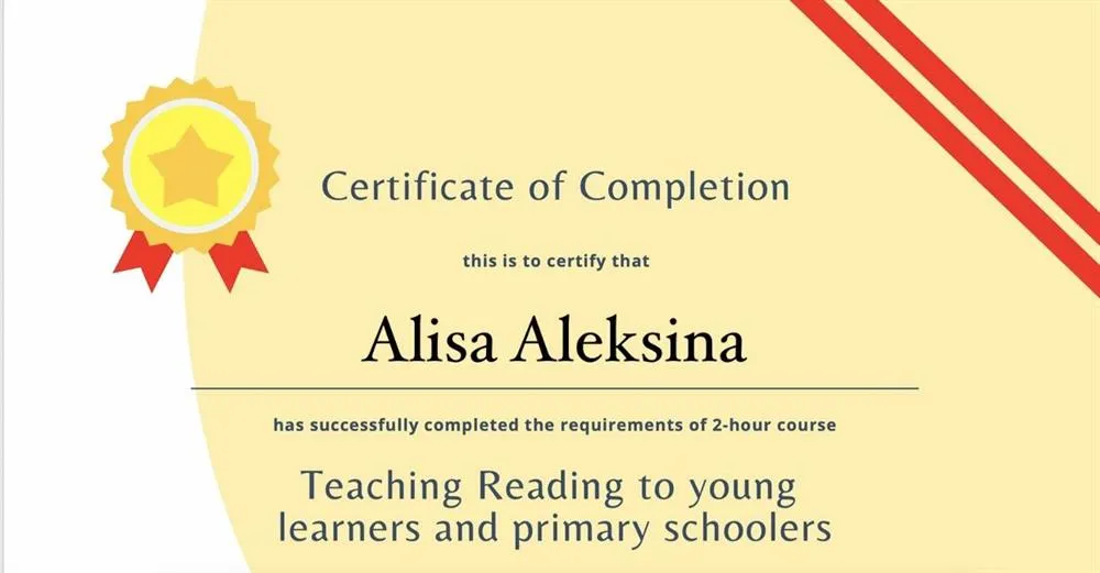 Teaching Reading to young learners and primary schoolers