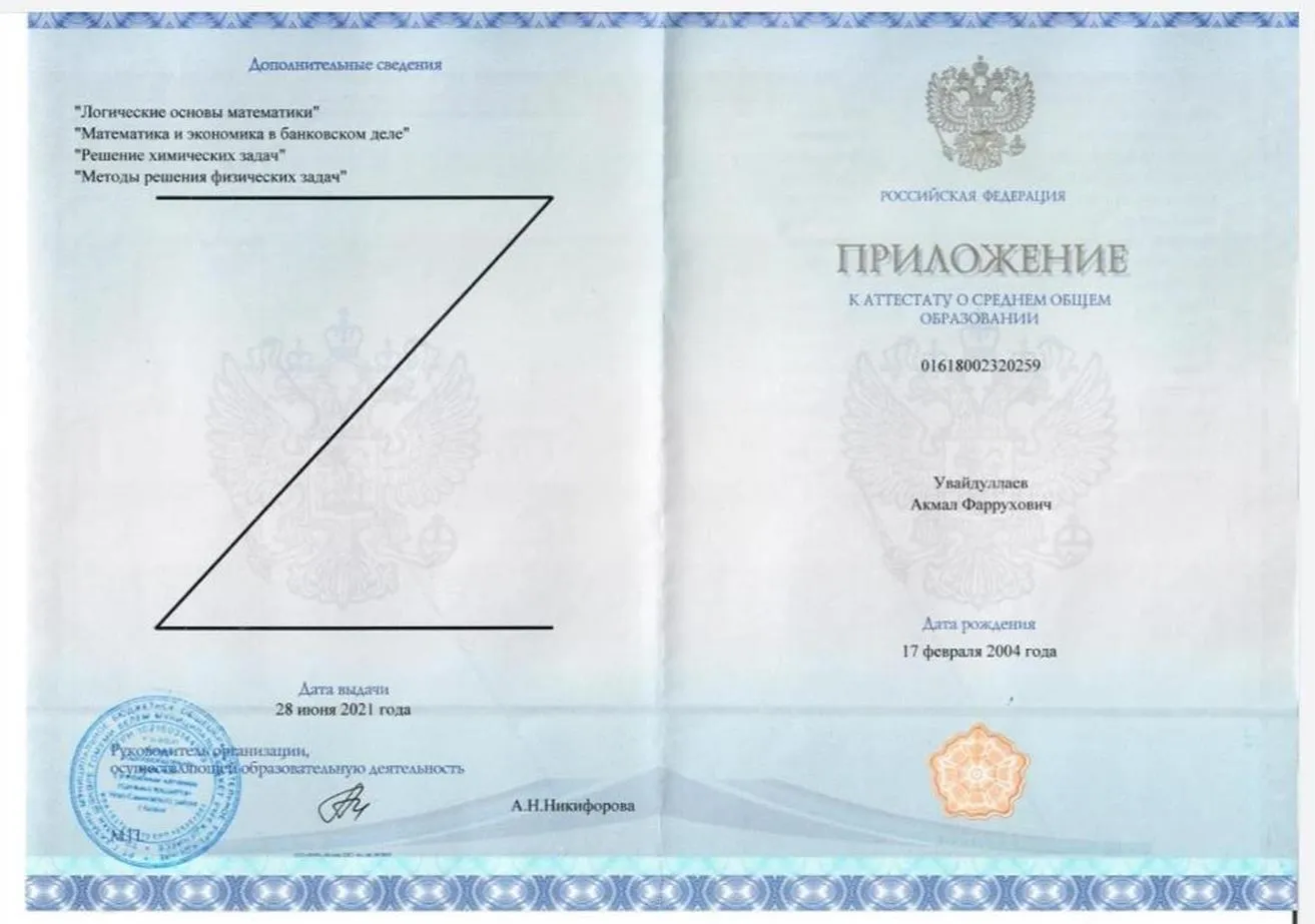 Аттестат с отличием