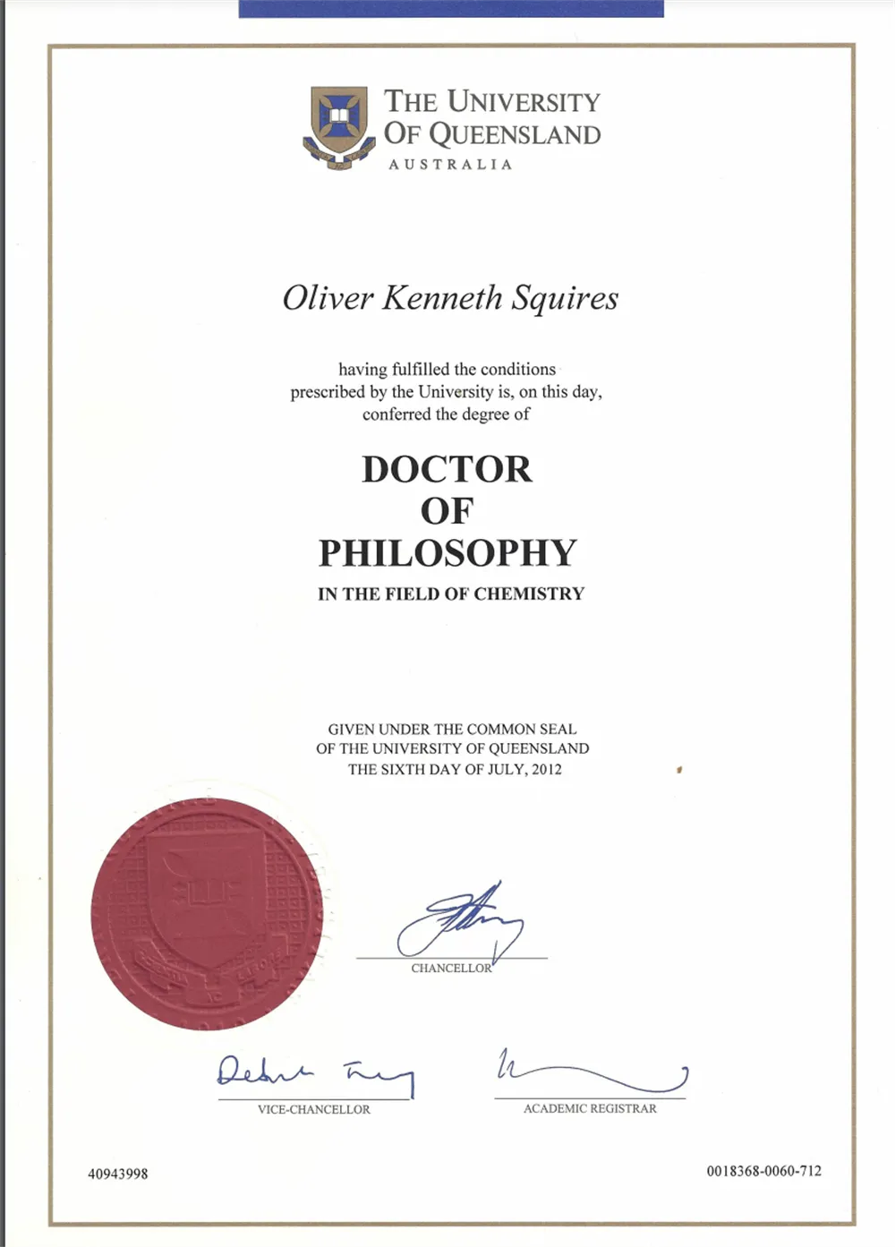 PhD Diploma